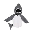 thumbnail image 1 of Disfraz de tiburón para niños, trajes de Cosplay de animales, vestido de Halloween, ropa bonita de tiburón pequeño para actuación del Día de los niños 80 a 105cm, 1 of 8