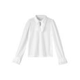 thumbnail image 1 of RUNQHUI Kids Boys Medieval Pirate Shirt Viking Renaissance Ruffle Halloween Cosplay Costume Scottish Tops White XS, 1 of 4