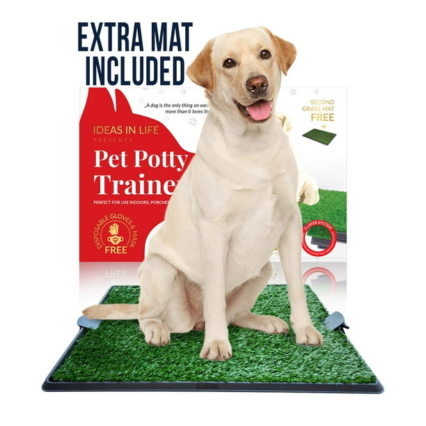 Deluxe Pet Potty Pad Dog Puppy Training Pee Pad With Extra Grass Pad