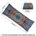thumbnail image 4 of Tribal Design Mastectomy Pillow - Post Surgery Seatbelt Cushion, Artistic Floral, Secure Fit, 4 of 5