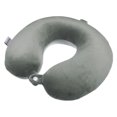 thumbnail image 1 of Almohada en U Unique Bargains Espuma de Memoria Hogar Viajes Oficina Gris 33x27x7cm, 1 of 7