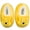 Winnie the Pooh/Yellow, variant on Peanuts Women's 3D Plush Head Fuzzy Babba Slipper Socks, 1-Pack, Sizes S/M-M/L