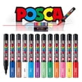 thumbnail image 2 of UNI Posca-rotulador de Graffiti a base de agua, pincel de pintura, suministros de arte, PC-5M, póster POP, marca publicitaria, 1,8-2,5mm, 1 ud., 2 of 4