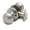 Satin Stainless, variant on Colonial Passage Interior Door Knob – ANSI Grade-3 Certified, Modern Heavy Duty Handle, Easy Install and Reversible for Bedroom, Bathroom and Closets – Satin Stainless (1 Pack)