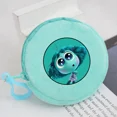 thumbnail image 4 of Monedero de felpa de dibujos animados para niños y niñas, Mini billetera redonda con cremallera, figura de Disney, regalo, 2024, 4 of 5