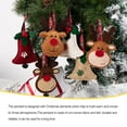 thumbnail image 2 of Kearding Navidad campana vacaciones árbol de Navidad colgante tela no tejida reutilizable al aire libre fondo hogar Bar parque decoración ornamento Kits de decoración para fiestas Blanco Kearding HA065326-03, 2 of 6