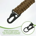 thumbnail image 3 of Uxcell Paracord Lanyards, Heavy Duty Keychain Lanyards Brown, 3 of 7