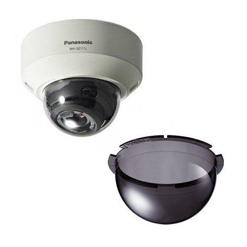 PanasonicWVS2111L with Smoke Dome Indoor Dome Camera