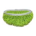 thumbnail image 2 of HEWANG Chenille Mop Refill Pads for Home Use, Reusable Microfiber Pads Washable Wet/Dry Cloths for Hardwood Floor Surface Cleaning, Replacement Mopping Pads (Green), 2 of 4