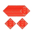 thumbnail image 2 of Drezz 10 Pcs Couplets du Nouvel An Chinois Rouge Xuan Doufang Papier Inscriptible Vierge Caractères Fu Papier Calligraphie Papier de Riz Rouge Couplets de Porte Adaptés pour Festival Culturel Asiatique Famille 20 Pcs 34cm, 2 of 8