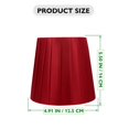 thumbnail image 2 of 1pc Stylish Lampshade Cloth Lamp Cover Clip Bulb Type Bedroom Lampshade, 2 of 4