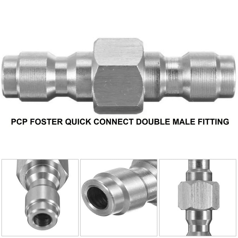 Paintball 1/8 NPT Quick Disconnect Female&Male 8mm Fittings Plug Adapter 