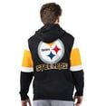 thumbnail image 2 of Men's Starter Black Pittsburgh Steelers Extreme Full-Zip Hoodie, 2 of 2