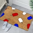 thumbnail image 2 of Letter Print America 4th of July USA Patriotic Doormat Indoor Outdoor Rug Welcome Decorative Memorial Day Front Door Mat Anti-Slip Rubber for Seasonal Kitchen Entrance Floor Decor 16 x 24 Inch, 2 of 8