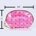 thumbnail image 6 of Holographic Portable Travel Cosmetic Makeup Bag PU Handy Toiletry Waterproof, 6 of 6