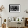 thumbnail image 4 of Historic Framed Print, [Groups of people during the Mexican revolution: Group with Gen. Carranza in center posed on steps], 17-7/8" x 21-7/8", 4 of 9