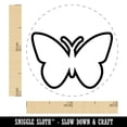 thumbnail image 2 of Butterfly Outline Rubber Stamp for Scrapbooking Crafting Stamping - Mini 1/2 Inch, 2 of 7