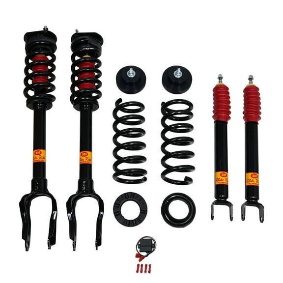 Strutmasters Air Suspension Conversion Kit with Module for 2011-2015 Jeep Grand Cherokee V8/3.0 Diesel Engines (JC14FML)