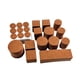 thumbnail image 5 of 216 Piezas de Almohadillas para Muebles, Tapas para Patas de Sillas, Protectores de Suelo, Protectores para Patas de Sillas, Accesorios para Muebles D Marrón Gloria Protector de suelo para piernas, 5 of 9