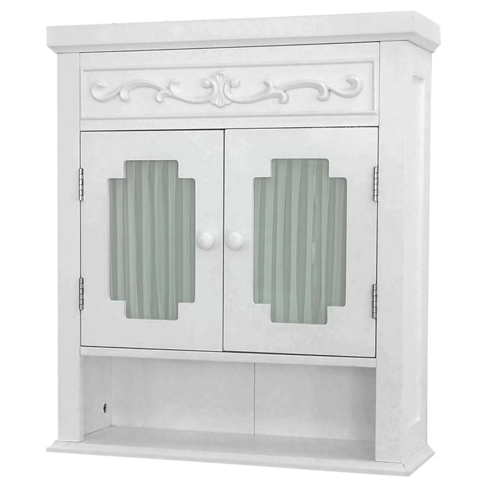 Elegant Home Fashions Lansing Bathroom Wall Cabinet White