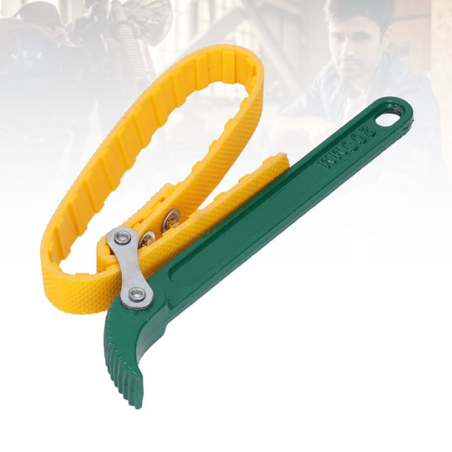 Strap Wrench, Non Slip Strong Grip Belt Wrench Rustproof Adjustable Versatile Portable for Water Oil Filter PVC Pipe Fittings