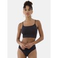 thumbnail image 2 of No Boundaries Women's Shimmer Strappy Cami Bralette, Sizes XS-3XL, 2 of 5