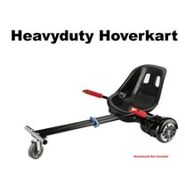 Heavy Duty Fully Adjustable Hoverkart transform your Hoverboard into Go kart Fits on 6.5", 8" and 10" Hoverboard- Red