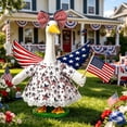 thumbnail image 4 of Ouuluon 4th of July Porch Goose Outfits Cute Sunflower Style Outfit Set, 23 inch Spring Summer Themed Costume for Independence Day Porch Garden, 4 of 9