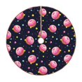 thumbnail image 1 of Fotbe Cartoon Donut Planets Pattern Christmas Tree Skirt, Tree Skirts Plush Christmas Decorations, Christmas Tree Skirts Xmas Decorations Holiday Party Decor-30", 1 of 6