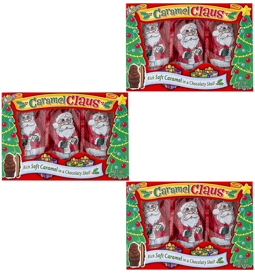 Chocolate Santas (Set of 3 Boxes Total of 9 Santa Claus Chocolate
