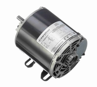 1/6 hp 1800 RPM 48 Frame 115V Open Drip Marathon Electric Motor # 4349