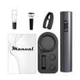 thumbnail image 1 of Visland Electric Wine Opener Automatic Corkscrew Rechargeable Wine Dispenser Foil Cutter Vacuum Stopper Efficient Bottle Opener Tool for Kitchen Parties, 1 of 8