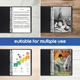 thumbnail image 4 of YOICALY 500 clear sheet protectors for 3 ring binder, page protectors 8.5 x 11, Top Loading Plastic Sleeves for Binders, Archive safe for multiple photos or prints., 4 of 6