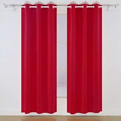 Angel Solid Grommet Blackout Panel Curtain Thermal - 63 Inch - (Best Thermal Curtains For Winter)