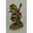 thumbnail image 2 of Gold Finish Flying Hanuman Carrying Herb Bearing Mountain Statue 8.75 Inches High, 2 of 3