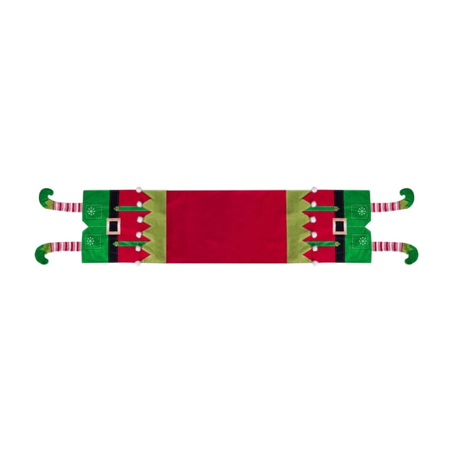 Ordin节 Nappe avec Design Elf 70,87 Po Pieds Longs Décoration de Table de Vacances Multicolore Polyester