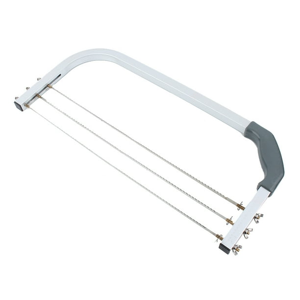 Chiciris Cortador de Pasteles, Nivelador de Pasteles Ajustable, Acero inoxidable, Ligero Con 3 Cables para Herramientas para Hornear