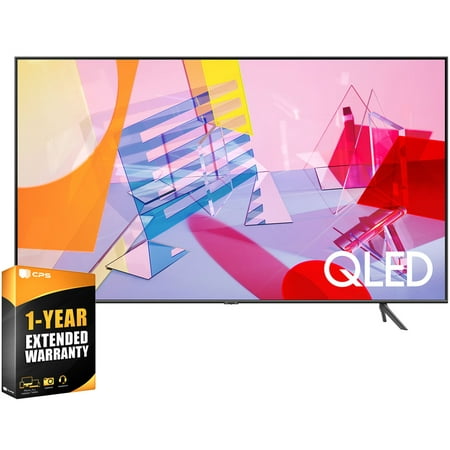 Samsung QN58Q60TA 58-inch 4K QLED Smart TV (2020 Model) Bundle with 1 Year Extended Warranty(QN58Q60TAFXZA 58Q60TA 58Q60 58" TV 58 Inch TV)
