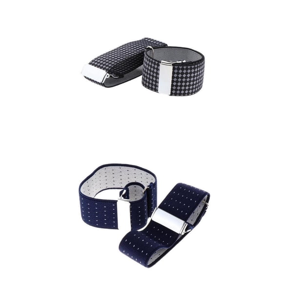 Juego de 2 Mangas de Camisa Elásticas Antideslizante Pulseras , Zulema Titulares de manga