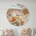 thumbnail image 2 of Designart 'Strips and Ovals on Agate ' Modern wall clock, 2 of 6