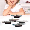 thumbnail image 4 of 5x Mini Warship Party Favors Display Decoration Toy Collectibles Watercraft Model Boat Navy Ship para , Niñas, , Adultos, Macarena barcos de la armada, 4 of 8