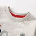 thumbnail image 4 of Sudaderas con capucha para niñas de 2 a 7 años con diseño de dinosaurios y para saltar, ropa bonita para niñas pequeñas, camisetas deportivas para otoño y primavera, 4 of 5
