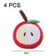 thumbnail image 2 of Juguete de peluche lindo con forma de fruta, juguete chirriante para gato, 4 Uds., 2 of 5