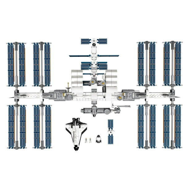 LEGO Ideas 21321 International Space Station 864 Piece Adult Block Building Set Walmart