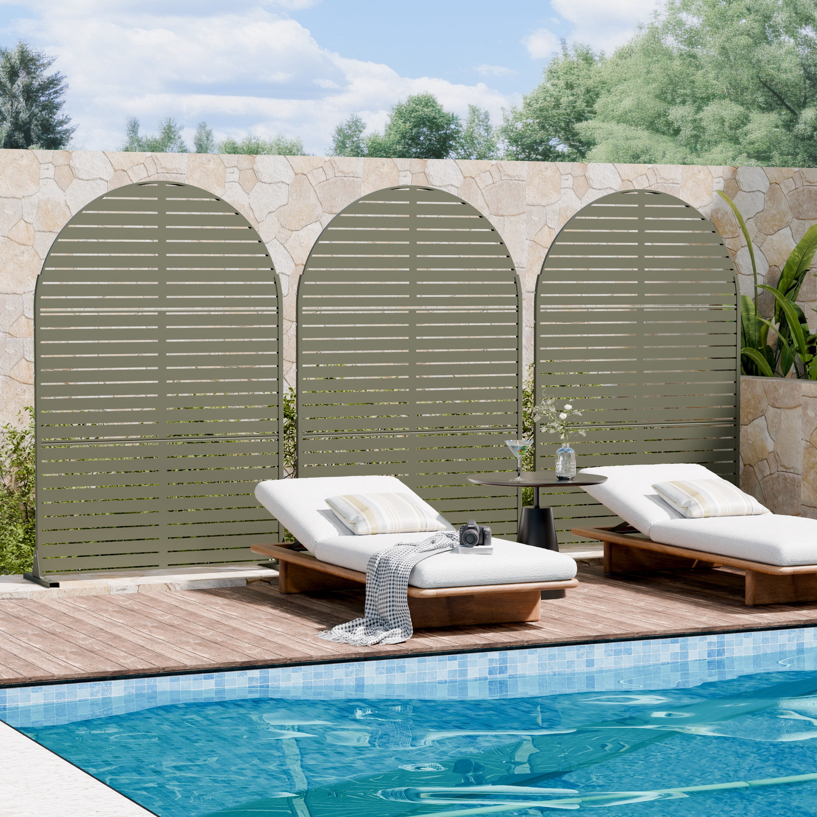 Metal Privacy Screen Fence Panel