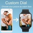 thumbnail image 3 of Smart Watch for Texting and Calling (Make/Answer Calls) Smart Watch for Android Phones Compatible with iPhone(Black), 3 of 6