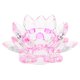 thumbnail image 1 of Portavelas de cristal budista con forma de flor de loto rosa2b, 1 of 9