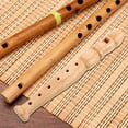 thumbnail image 2 of Wooden 6-Hole Recorder Beginner Wood Flute Easy-To-Learn Musical Instrument Clear And Melodious Sound Kids Wood Flute Children Flute, 2 of 8