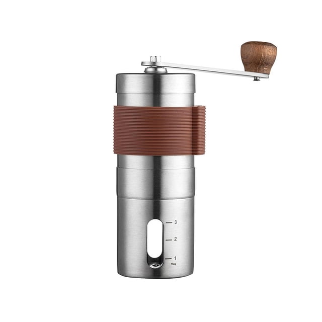 Molinillo De Café Manual Molinillo De Café Portátil Molinillo De Café Espresso Compacto Trituradora De Granos De Café Molinillo De Mano Mango Extraíble Ajustable De Nivel Completo Para Oficina Eigraketly HA021394-00