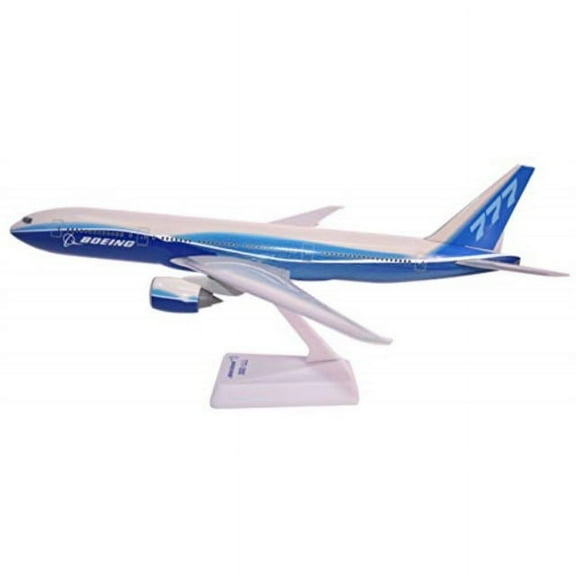 boeing demo (04-cur) 777-200 airplane miniature model plastic snap fit 1:200 part# abo-77720h-029